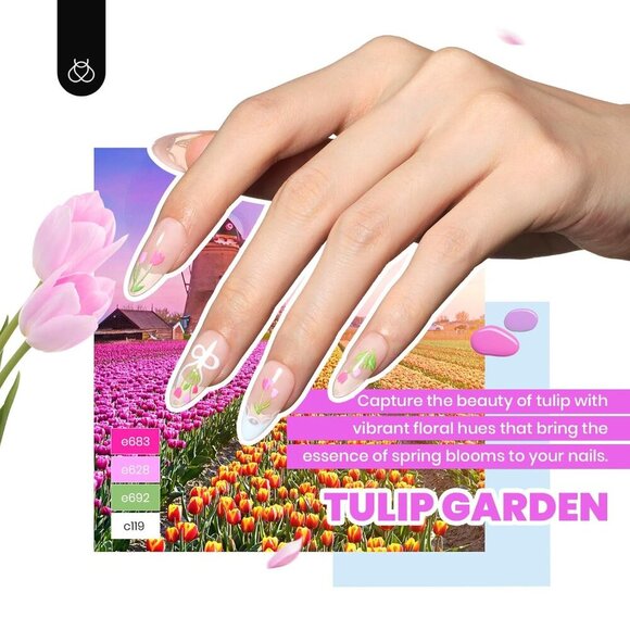 beetles 85 Pcs Spring Gel Nail Polish Kit with UV Light - 35 Colors All in One M - Picture 3 of 7